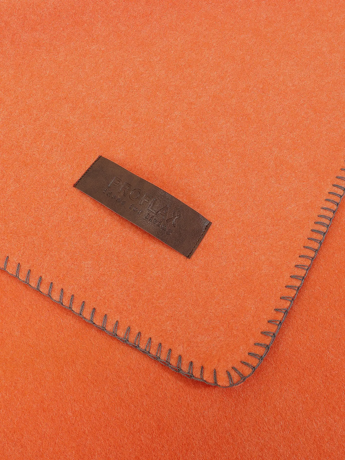 PROFLAX | Wohndecke - Plaid 160x200cm Secret Marsala | orange